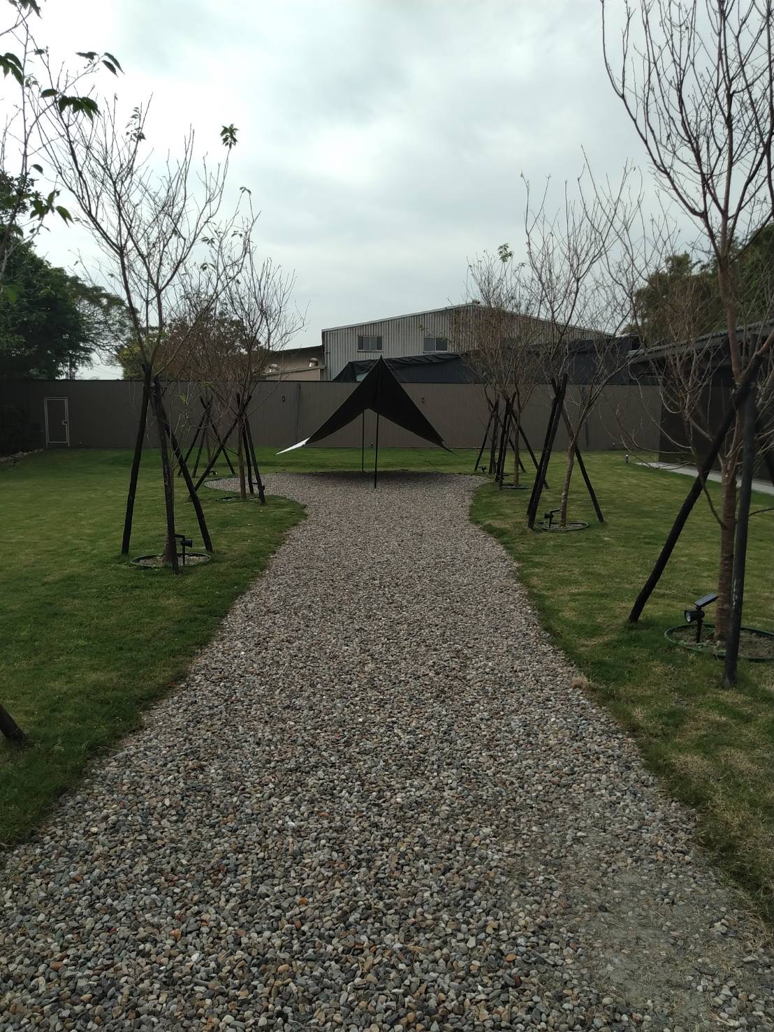 北投區 私人景觀碎石車道(蜂巢格框加勁)